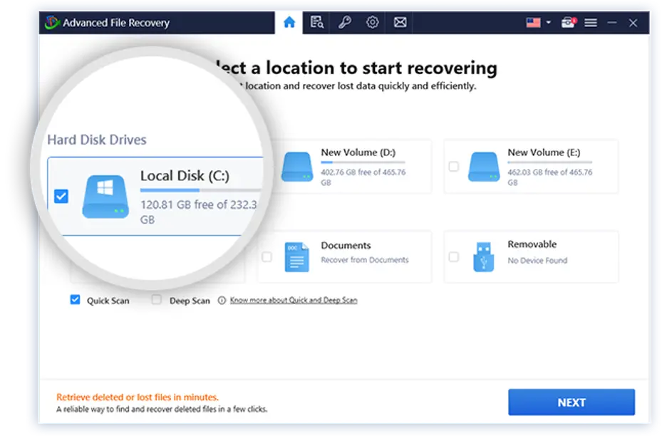 Using Advanced File Recovery (1)